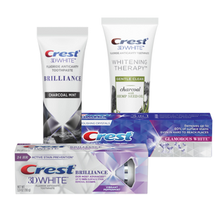 bieliace zubné pasty Crest